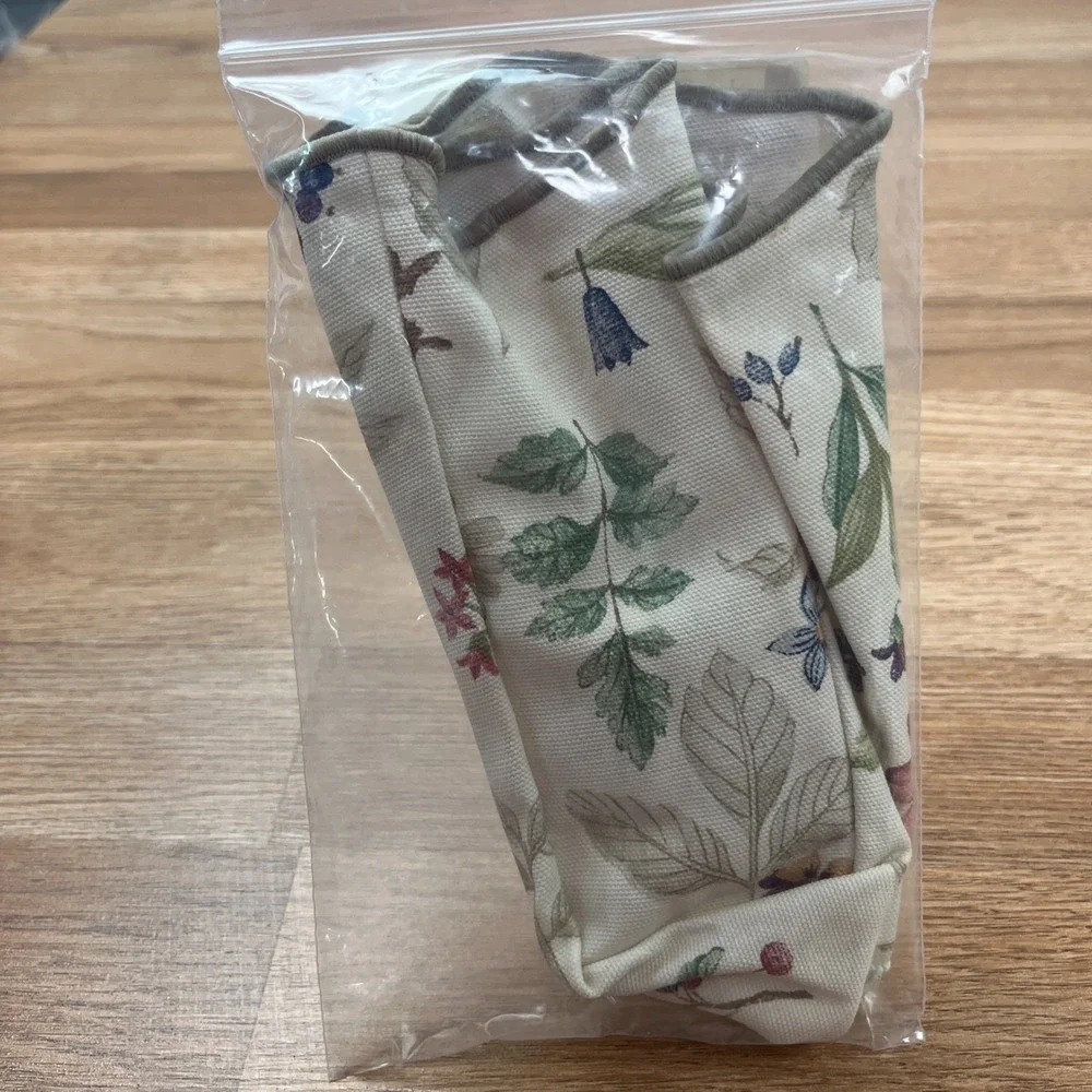 Longaberger Fabric Liner for 2004 Horizon of Hope Basket in Botanical Fields NEW